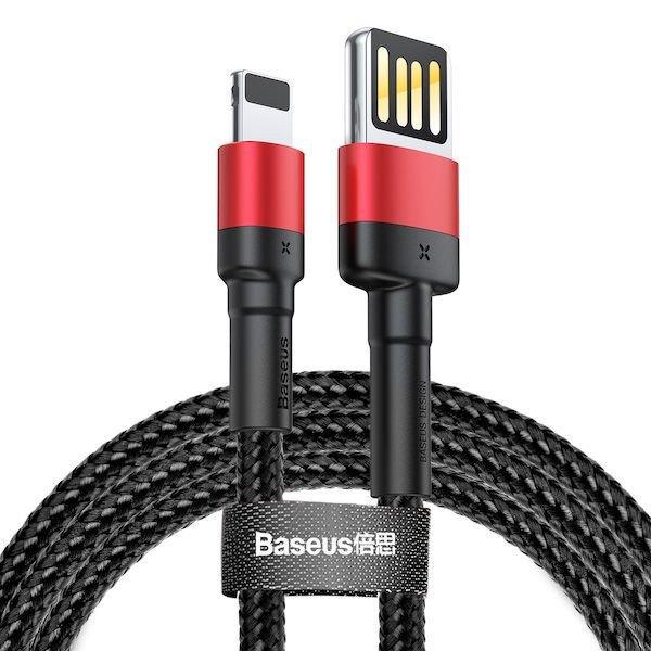 Baseus Cafule lightning cable 2,4A 1m Black/Red