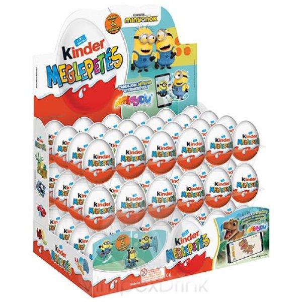 KINDER SURPRISE Csokitojás Fiús 20g /72/