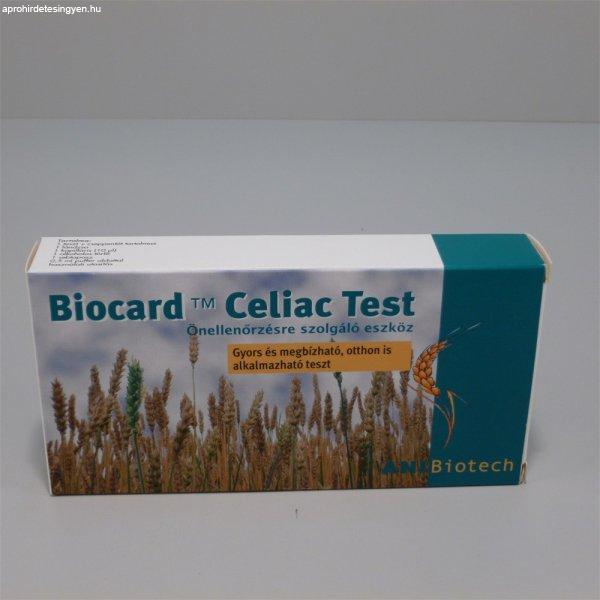 Biocard celiac test lisztérzékenységi teszt 1 db