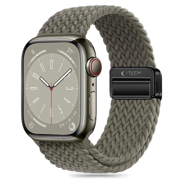 Tech-Protect NYLONMAG óraszíj szürke, Apple Watch 42mm / 44mm / 45mm / 49mm
készülékhez