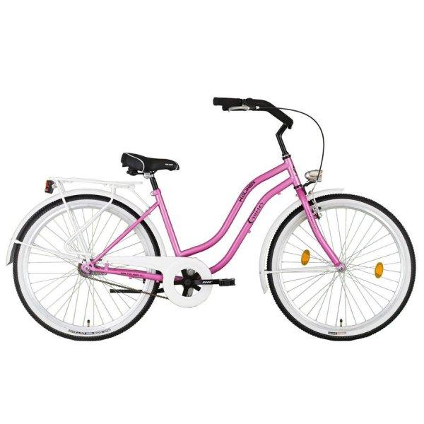 Koliken 26″ Cruiser túra női ciklámen-fehér Kerékpár