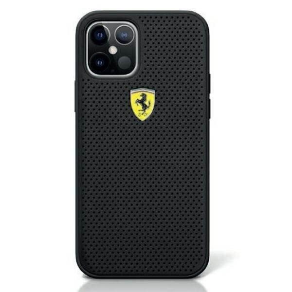 Ferrari FESPEHCP12MBK iPhone 12 Pro / iPhone 12 fekete kemény tok On Track
Perforált telefontok