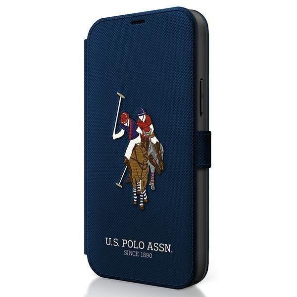 US Polo USFLBKP12MPUGFLNV iPhone 12 / iPhone 12 Pro 6,1" sötétkék könyv
Polo Embroidery Collection telefontok