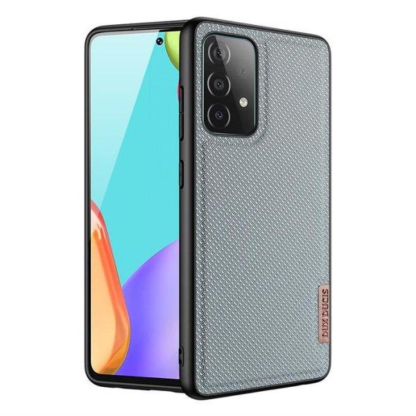 Dux Ducis Fino telefontok borított nylon anyag Samsung Galaxy A72 4G kék