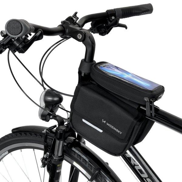 Wozinsky tok Bike Bag Kerékpár Pannier Vízálló Telefon tok 1.5l fekete
(Wbb26bk)