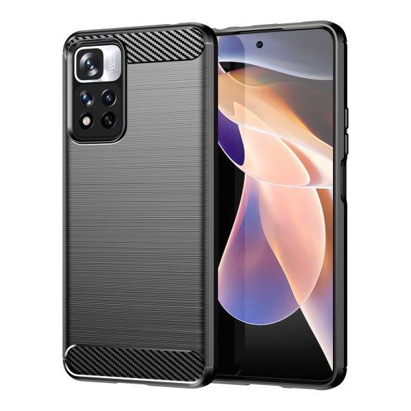 Carbon Case tok Xiaomi 11i/Xiaomi 11i HyperCharge/Xiaomi Redmi Note 11 Pro Plus
5G - fekete