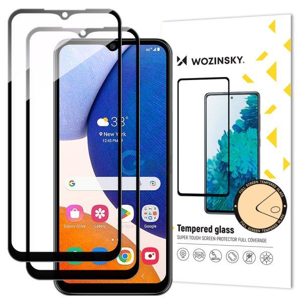 Wozinsky Full Glue edzett üveg Samsung Galaxy A14 5G 9H teljes képernyő
edzett üveg fekete kerettel