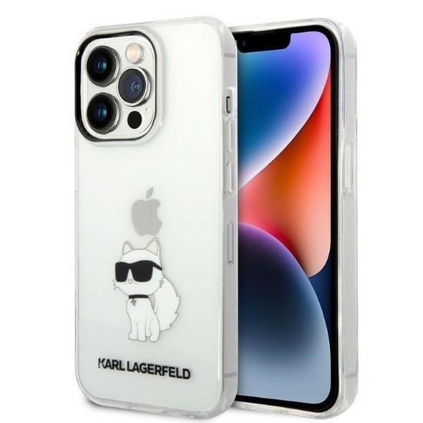 Karl Lagerfeld KLHCP14XHNCHTCT iPhone 14 Pro Max 6.7" átlátszó
keménytok ikonikus Choupette