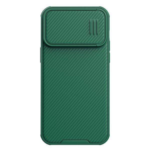 Nillkin CamShield S Case iPhone 14 Pro Max Armor tok kameravédővel zöld