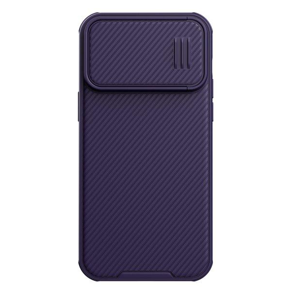 Nillkin CamShield S Case iPhone 14 Pro Max Armor tok kameravédővel lila