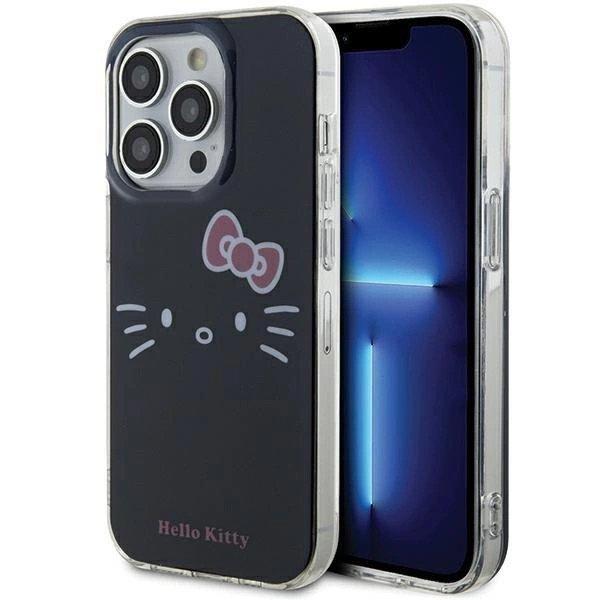 Hello Kitty IML Kitty Face tok iPhone 14 Pro Max - fekete