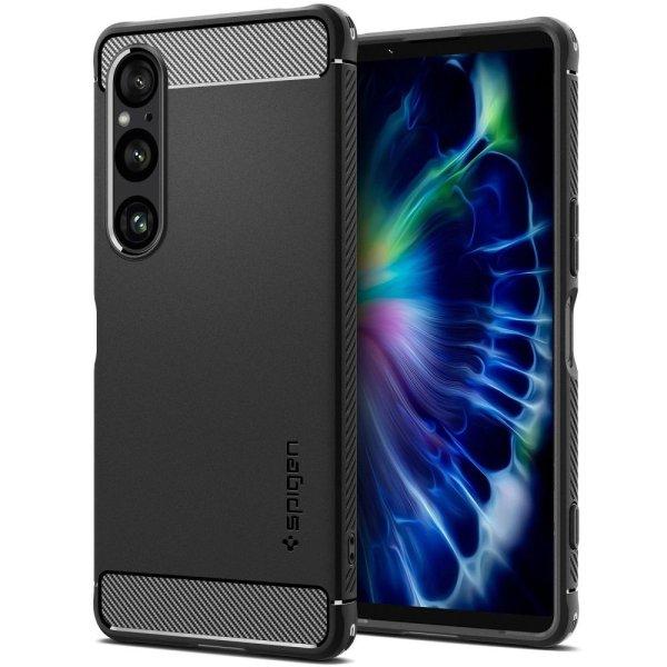 Spigen Rugged Armor tok Sony Xperia 1 VI - fekete