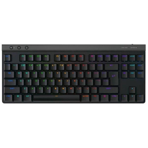 Logitech G515 LIGHTSPEED TKL vezeték nélküli játékos billentyűzet, Tactile
US kiosztás, fekete