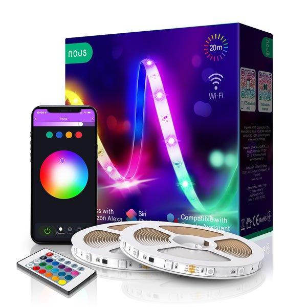 Nous Smart 20m RGB WiFi Led Strip F3