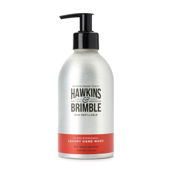 Hawkins & Brimble Folyékony kézszappan elemi és ginzeng illattal
Elemi & Ginseng (Luxury Hand Wash) 300 ml