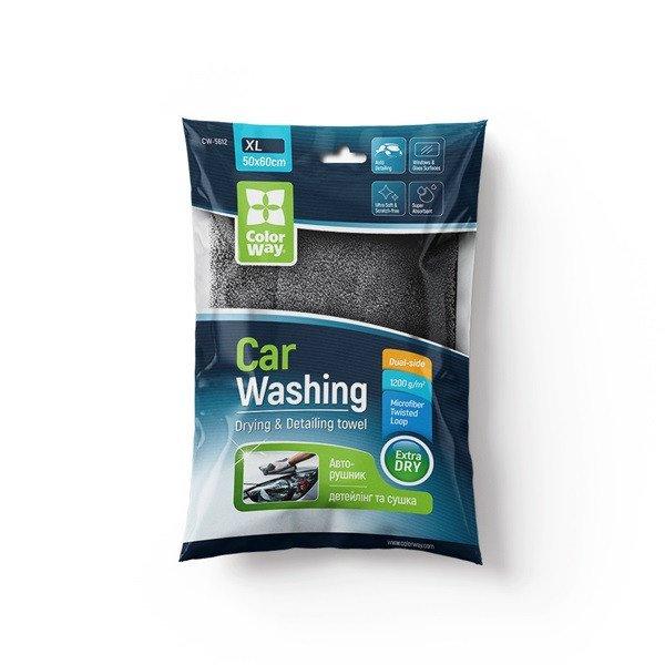 COLORWAY Autó törlőkendő, CW-5612 Microfiber car universal Extra Dry 1200gsm
- gray