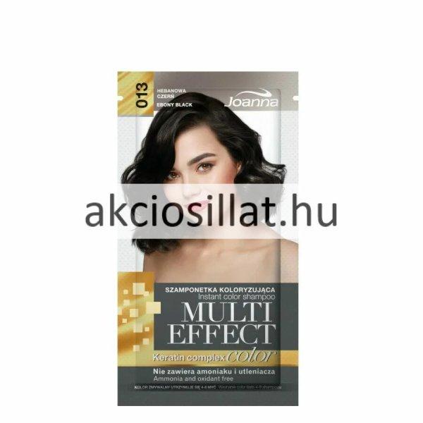 Joanna Multi Effect Keratin Complex Color 013 Ebony Black Ébenfa Fekete
hajszínező sampon 35g