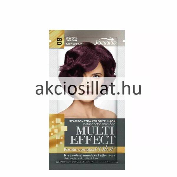 Joanna Multi Effect Keratin Complex Color 08 Juicy Eggplant Lédús Padlizsán
hajszínező sampon 35g