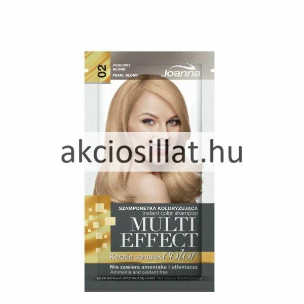 Joanna Multi Effect Keratin Complex Color 02 Pearl Blond Gyöngy Szőke
hajszínező sampon 35g