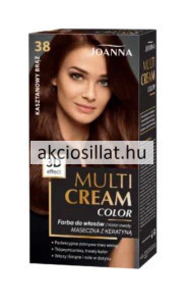 Joanna 3D Multi Cream Color 38 Gesztenyebarna Tartós Krémhajfesték 40+60g