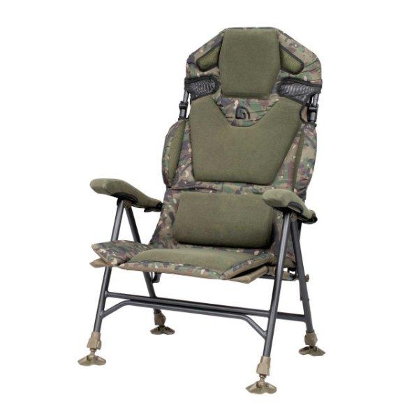 Trakker Levelite Camo Longback Recliner (217610) karfás szék fotel - 130kg