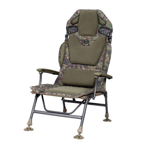 Trakker Levelite Camo Longback Chair (217611) karfás szék fotel - 130kg