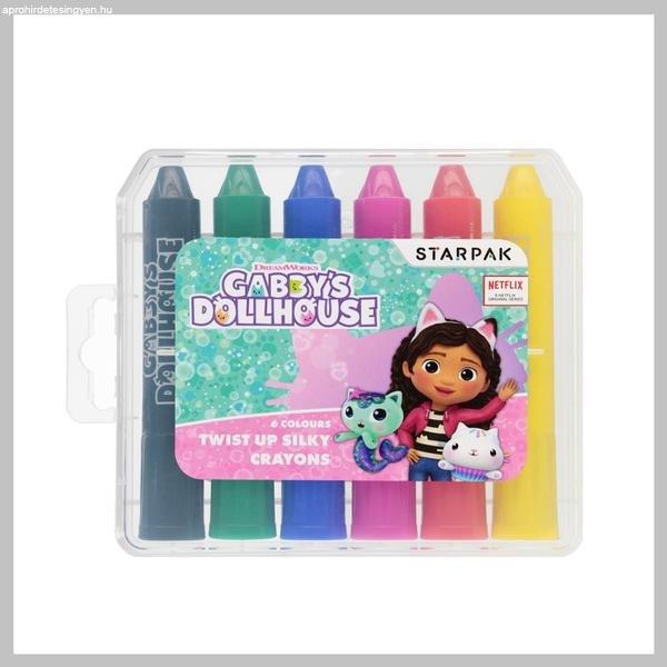 STARPAK GABBY'S DOLLHOUSE vastag zsírkréták 6 színben 528997