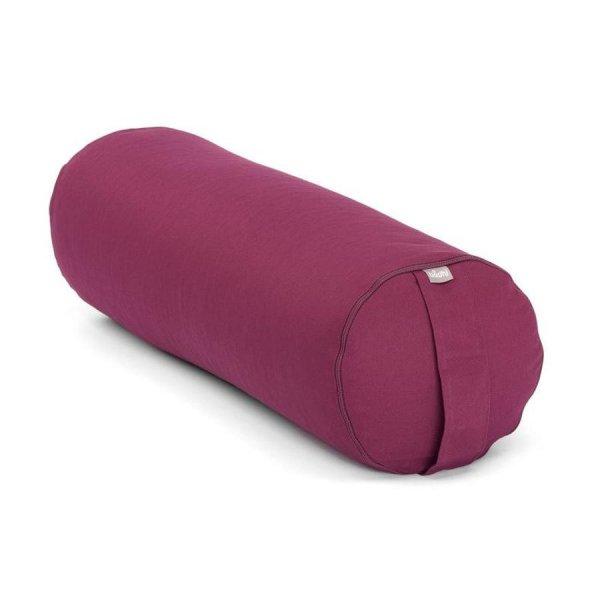 Bolster ECO tönköly hengerpárna - Aubergine - Bodhi