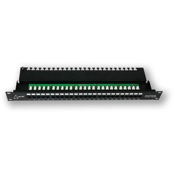 25 portos CAT3 patchpanel