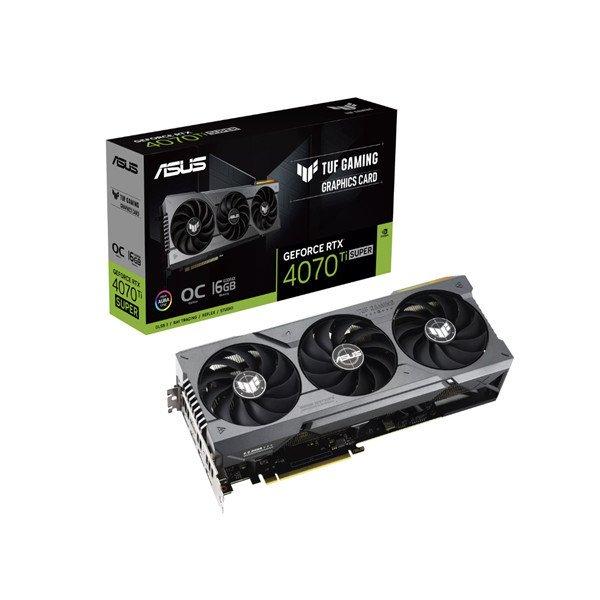 Asus Videokártya - nVidia TUF-RTX4070TIS-O16G-GAMING (16384MB, GDDR6X,
2670/21000 Mhz, 256bit, 2xHDMI, 3xDP)