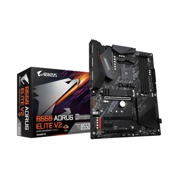 Gigabyte Alaplap - AMD B550 AORUS ELITE V2 AM4 (B550, 4xDDR4 3200MHz, 3xPCI-E,
RAID, 4xSATA3, M.2, 6xUSB2.0, 8xUSB3.2)