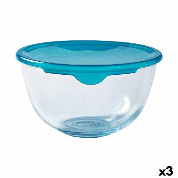 Kerek ebéddoboz fedéllel Pyrex Cook & Store 16 x 16 x 10 cm Kék 1 L Szilikon
Üveg (3 egység) MOST 23118 HELYETT 15940 Ft-ért!