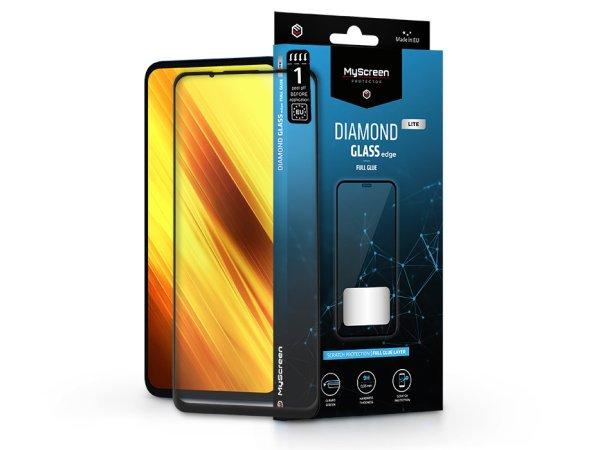 Xiaomi Poco X3/X3 Pro edzett üveg képernyővédő fólia - MyScreen Protector
Diamond Glass Lite Edge2.5D Full Glue - fekete