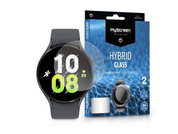 Samsung Galaxy Watch 5 (44 mm) rugalmas üveg képernyővédő fólia - MyScreen
Protector Hybrid Glass - 2 db/csomag - átlátszó