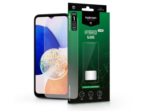 Samsung A145 Galaxy A14 4G/Galaxy A14 5G rugalmas üveg képernyővédő fólia
- MyScreen Protector Hybrid Glass Lite - átlátszó