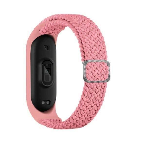 Beline óraszíj Mi Band 3/4 szövet rózsaszín