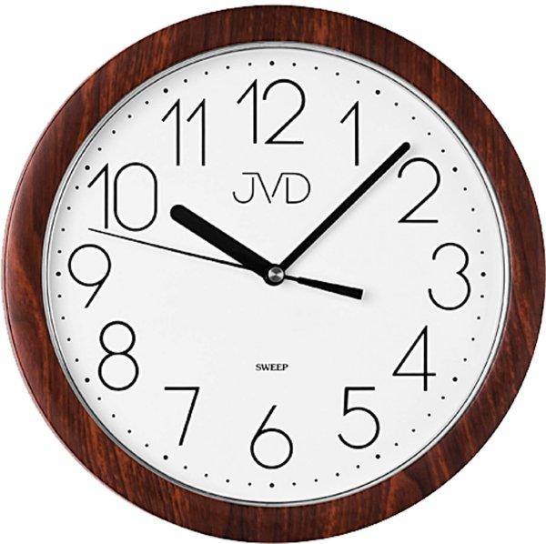 JVD Folyamatos működésű falióra H612 Dark Brown