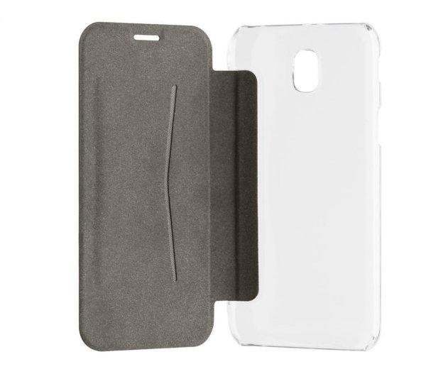 Xqisit Flap Cover HTC Desire Lifestyle oldalra nyíló mágneses tok átlátszó
hátlappal