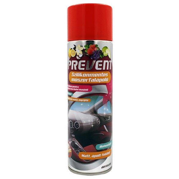 Prevent Szilikonmentes Matt Műszerfalápoló Spray - Eper - 500ml