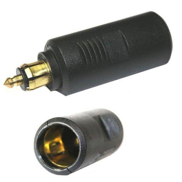 PROCAR, DIN stecker-Szivargyújtó Adapter - 12/24V