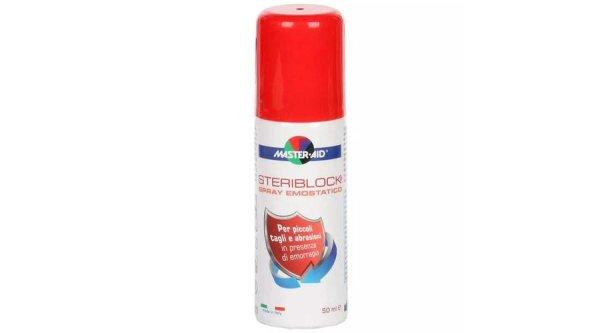 Vérzéscsillapító spray, Master Aid Steriblock, 50ml