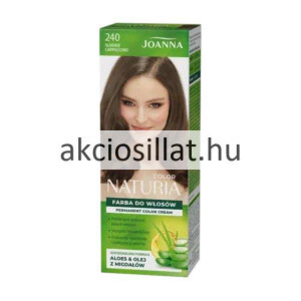 Joanna Naturia Permanent Color Cream 240 Édes Cappuccino Krémhajfesték 40+60g