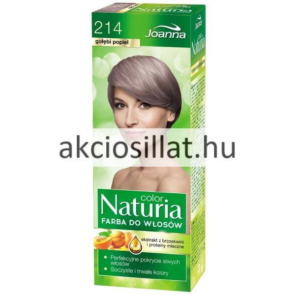 Joanna Naturia Permanent Color Cream 214 Kőris Galamb Krémhajfesték 40+60g