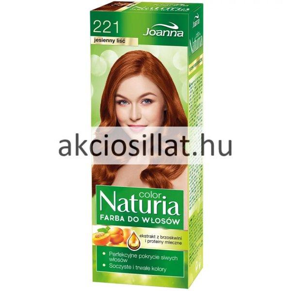 Joanna Naturia Permanent Color Cream 221 Őszi Levél Krémhajfesték 40+60g