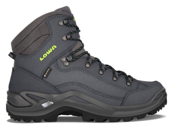 Lowa Renegade gtx mid trekking cipő, kék/lime