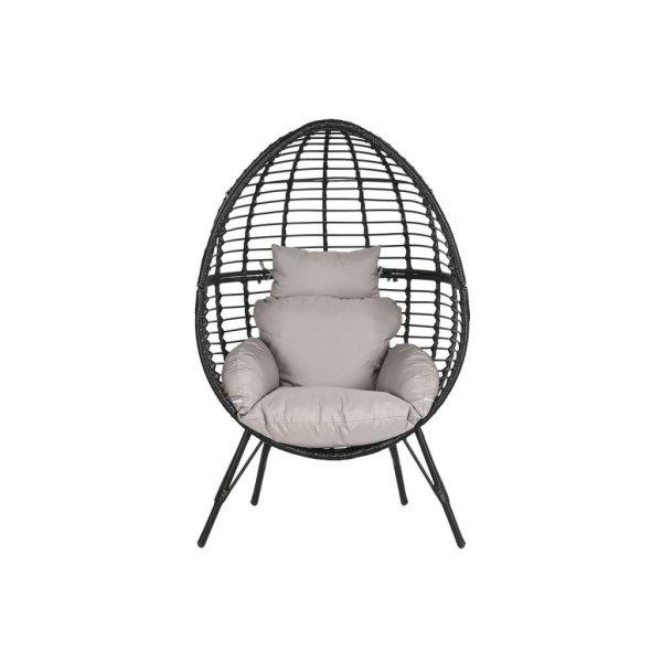 Kerti fotel DKD Home Decor 90 x 65 x 151 cm Fekete Szürke Fém szintetikus
rattan MOST 210914 HELYETT 135276 Ft-ért!