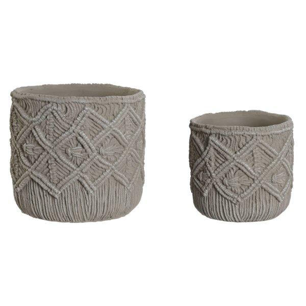 Virágcserepek készlete Home ESPRIT Világos szürke Cement 20 x 20 x 18 cm
MOST 15237 HELYETT 9119 Ft-ért!