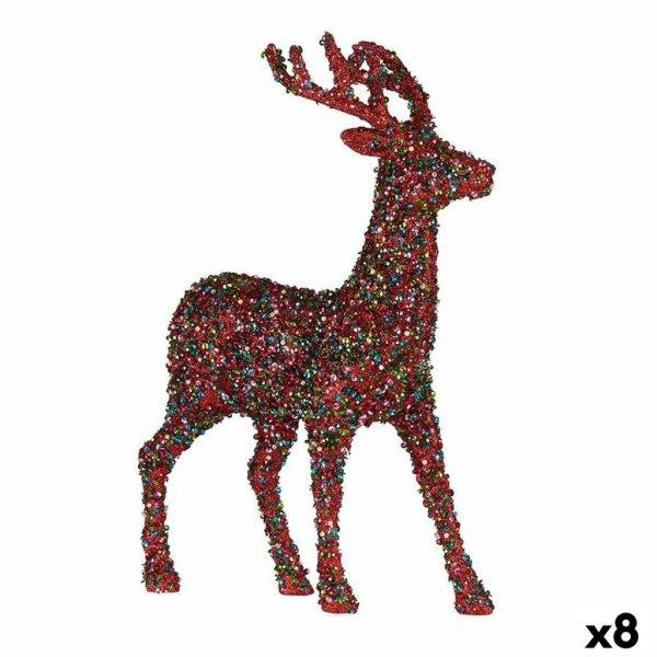 Dekoratív Figura Karácsonyi rénszarvas Glitter Többszínű Műanyag 15 x 45
x 30 cm (8 egység) MOST 88318 HELYETT 69482 Ft-ért!