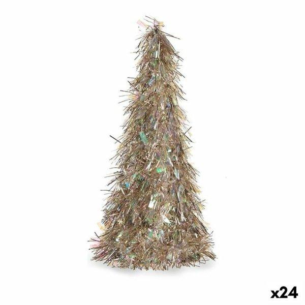 Dekoratív Figura Karácsonyfa Tinsel Bronz polipropilén PET 24 x 46 x 24 cm
(24 egység) MOST 65378 HELYETT 51433 Ft-ért!