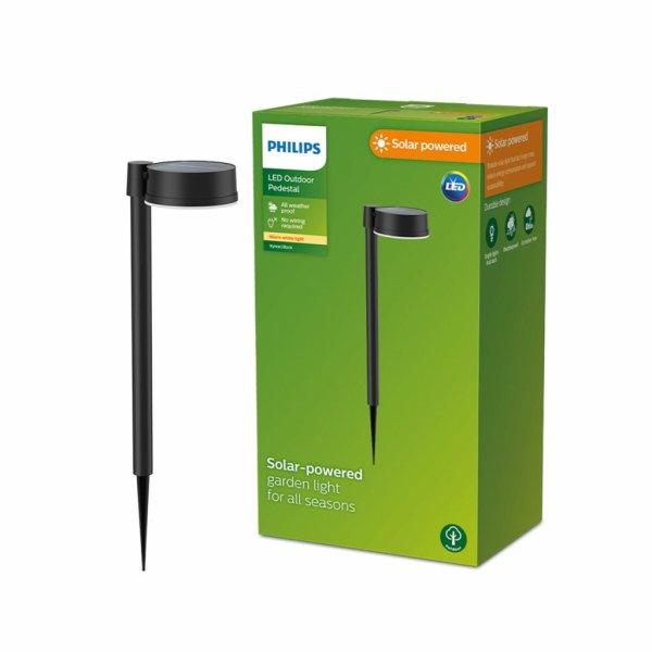 Napelemes kerti karó Philips Vynce 1,5 W 11,2 x 14,2 x 54 cm Fekete Műanyag
Kerek (2700 K) (Meleg fehér) (1 egység) MOST 29607 HELYETT 20653 Ft-ért!